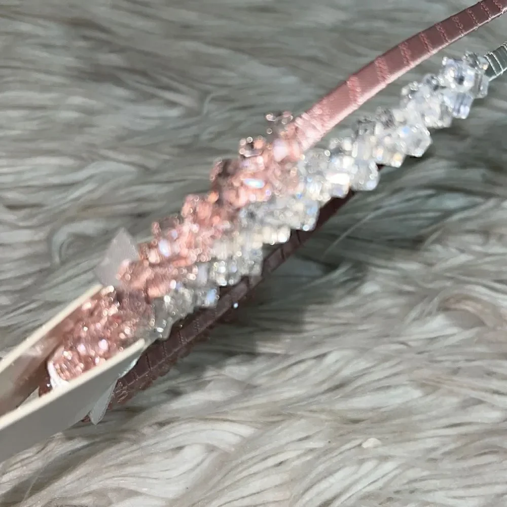 ‎Edgehill Collection girls set of 2 crystal headband